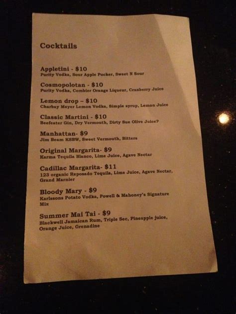 hippodrome bar menu|LANDINGS, Los Angeles .